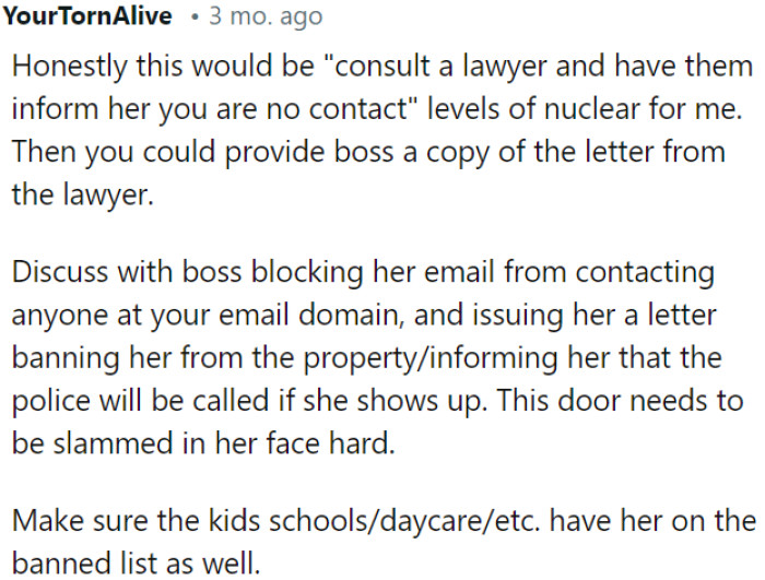 This situation calls for a strong response.