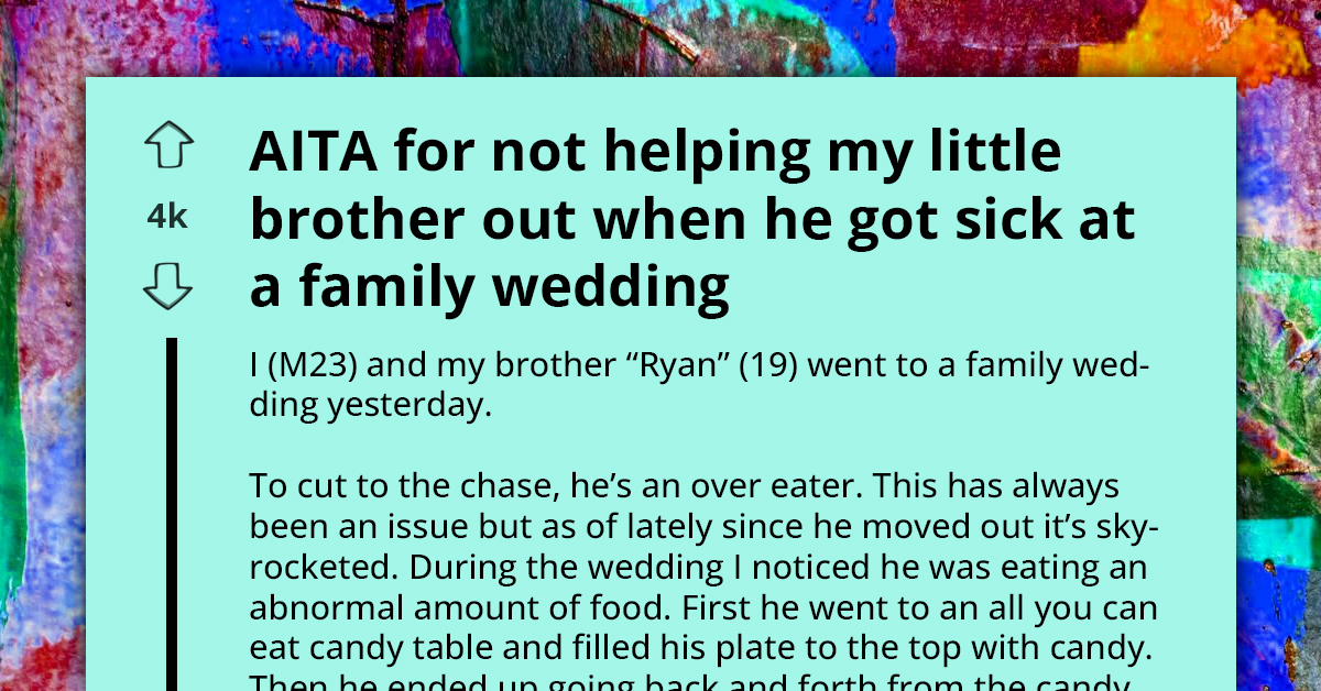 Man Overeats Despite Warning And Faces Unfortunate Consequence At Family Wedding