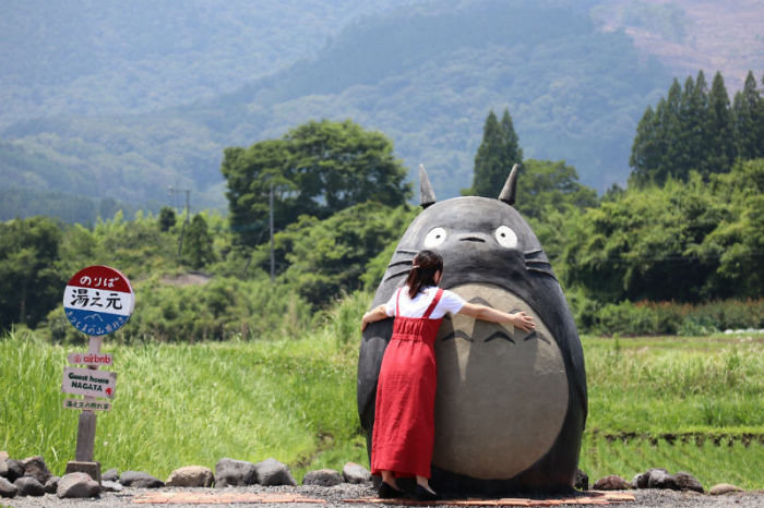 When creating Totoro from scratch, this inventive man displayed his amazing construction abilities