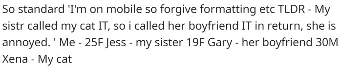 She first gave us a rundown on the characters of the story: