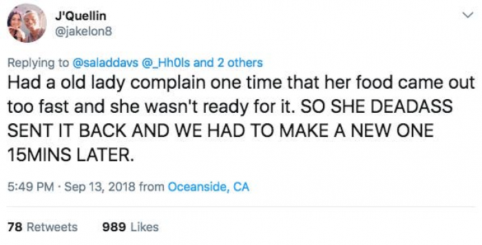 12. It takes some preparation to eat a meal...