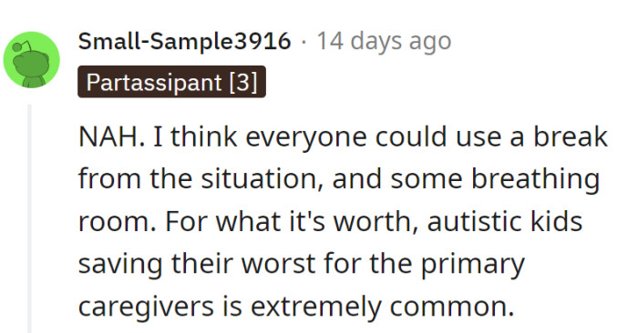 A breather for everyone is a solid idea, and saving the 