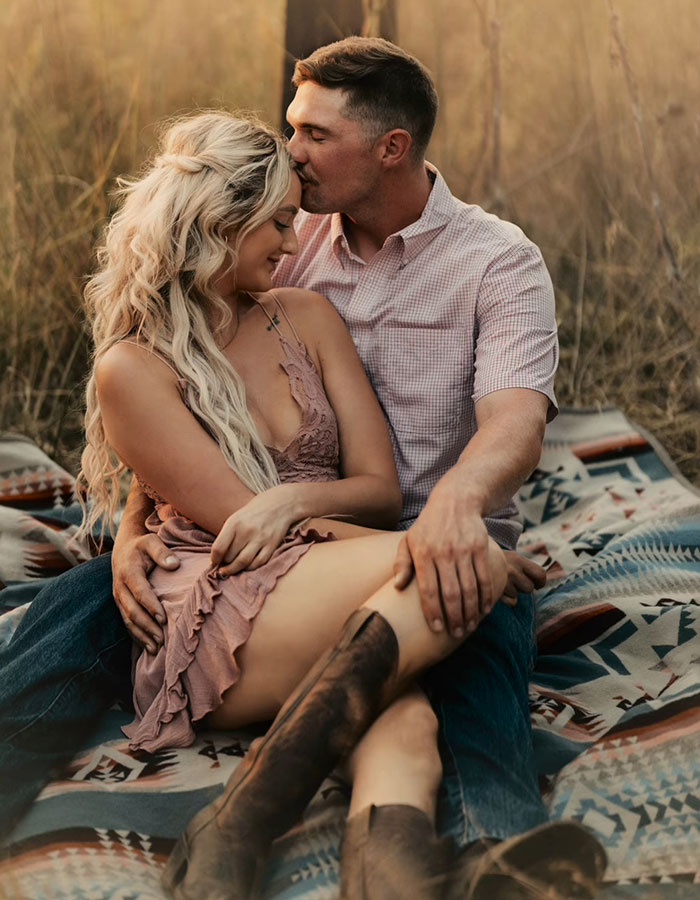 A forehead kiss because some things don’t need words.