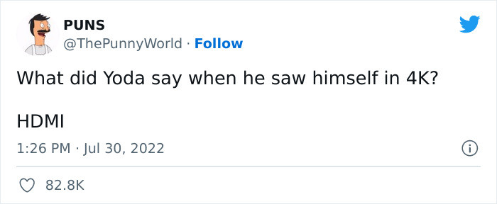 18. The force is strong with this one