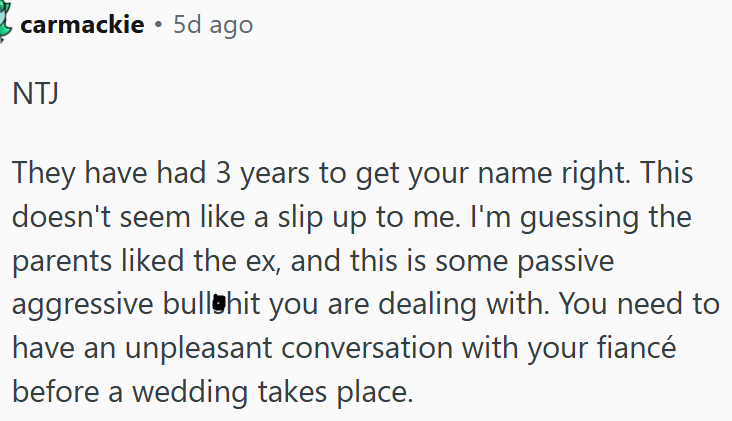 This doesn't seem like a slip-up...