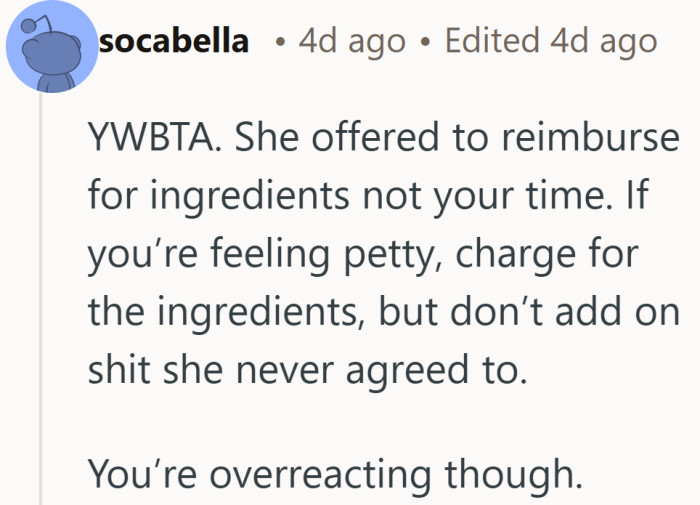 Reimburse what was agreed on, skip the extra charges, and let the frustration cool.