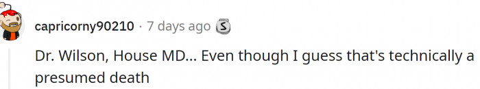 10. Dr. Wilson on House M.D.
