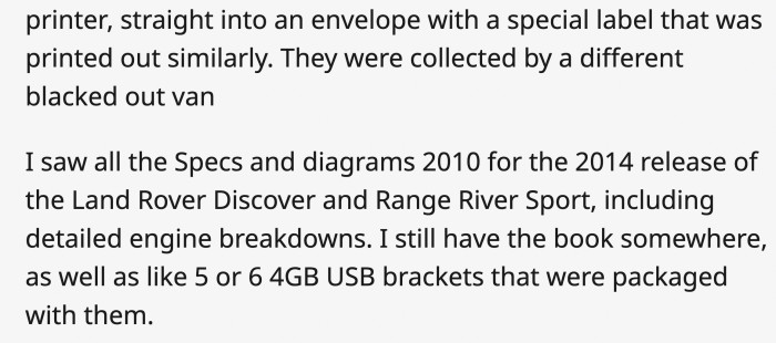 see a lot of things before anyone else