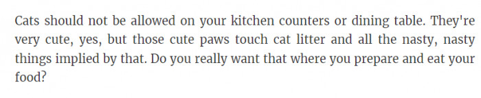 11. This is important to remember as it can make you sick.