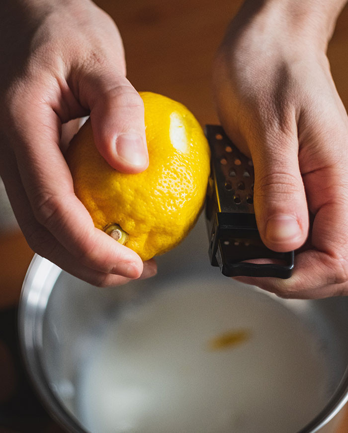 The zest of citrus.