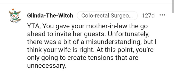 Let's head into the comments section and find out what other Redditors have to say regarding the story