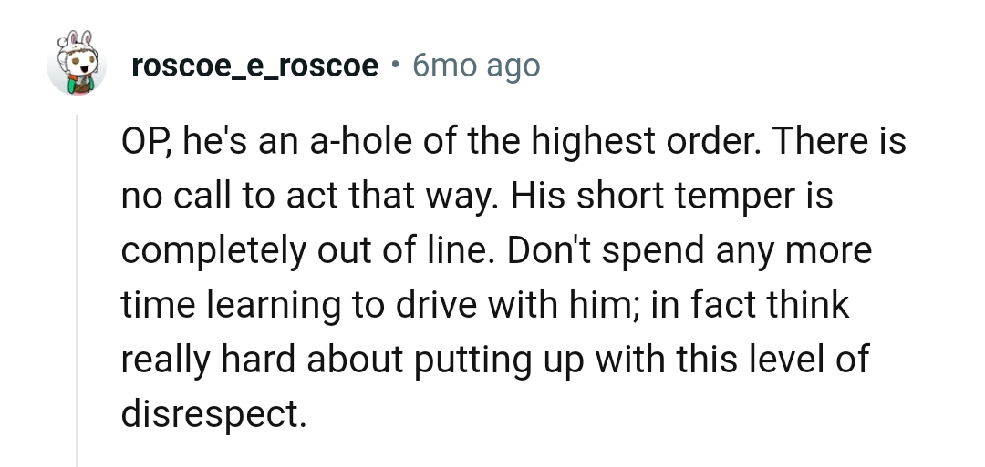 The level of disrespect