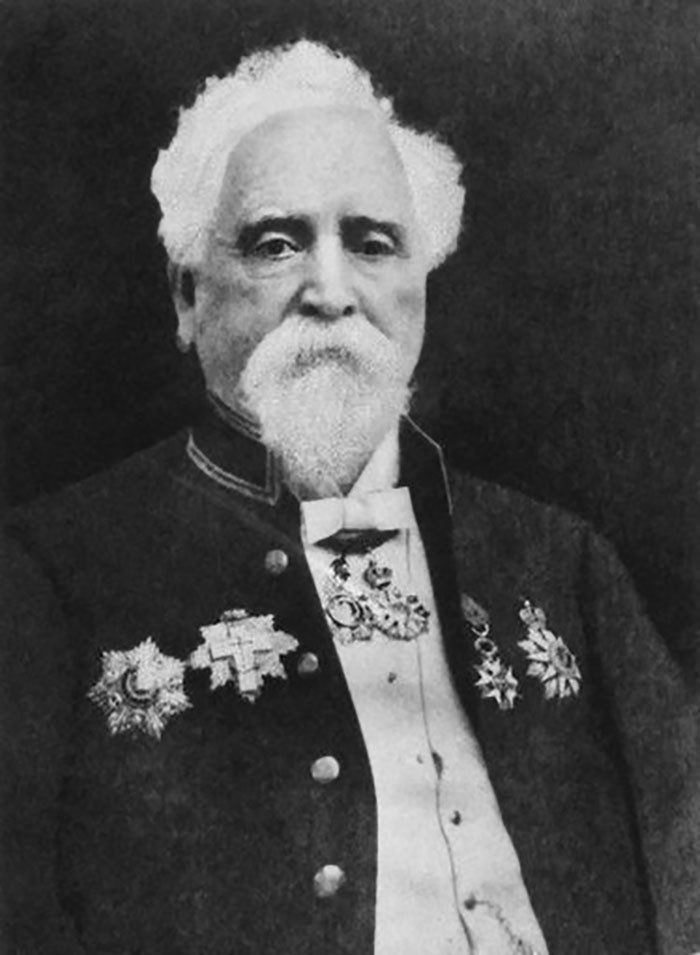 26. Hiram Maxim, the machine gun inventor