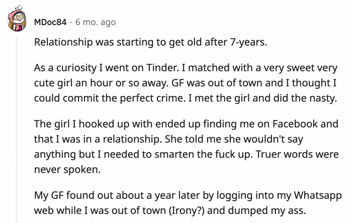 27. You lose it how you found it, eh?