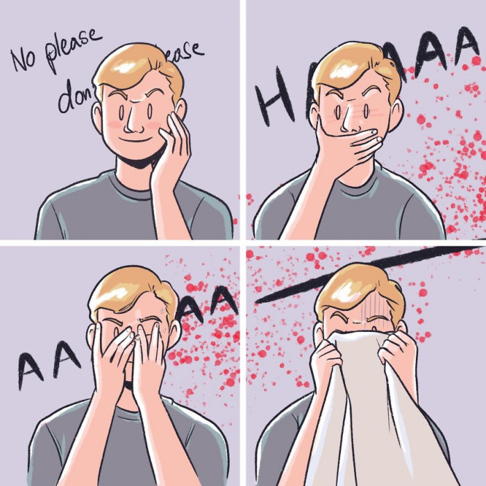 9. Warning characters in a scary movie not to do what they're obviously about to do