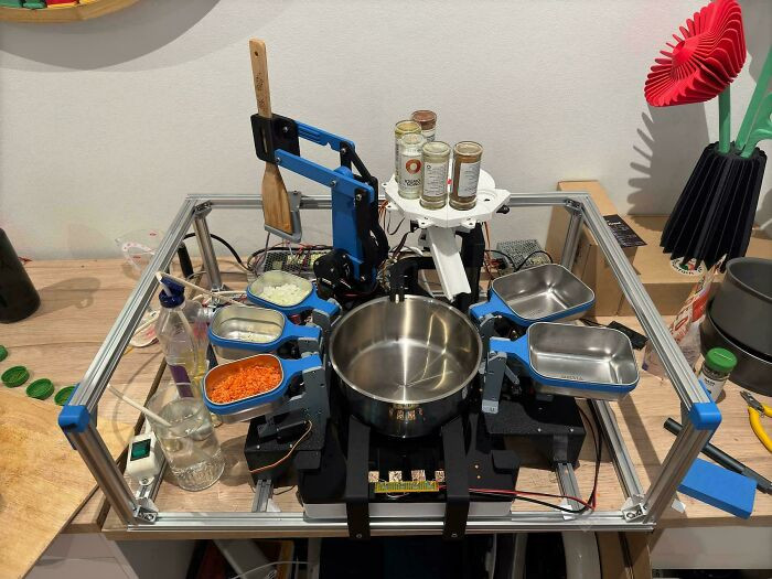 "I Made A Semi-Automatic Cooking Robot. It Made Me A *bad* Meal"