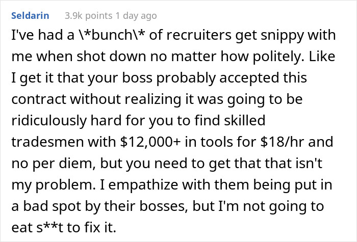 Their job doesn't excuse them from being rude.