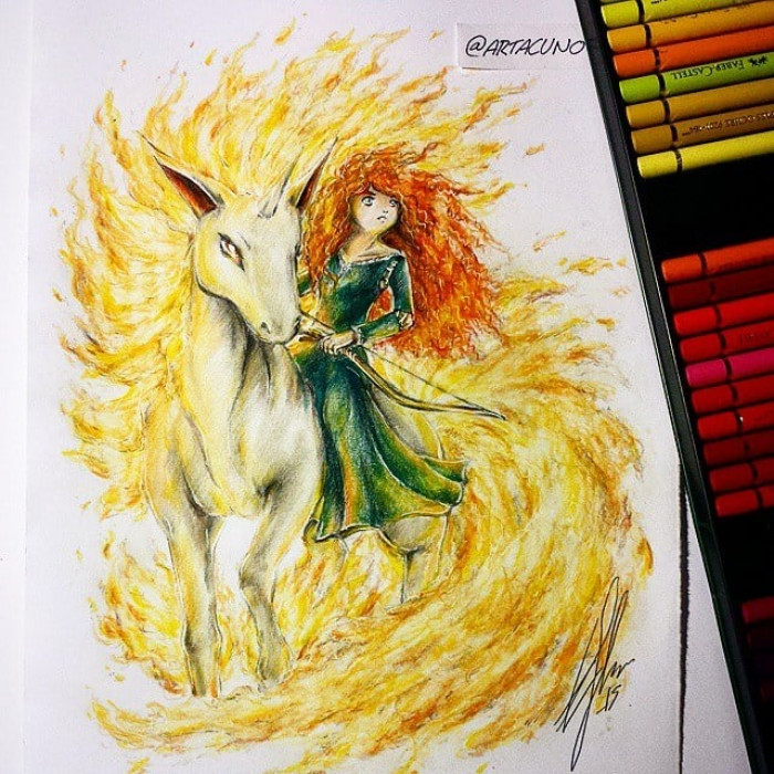 5. Merida and Rapidash