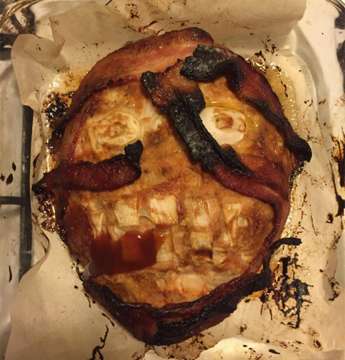 11. That time I made a mummy meatloaf for Halloween.