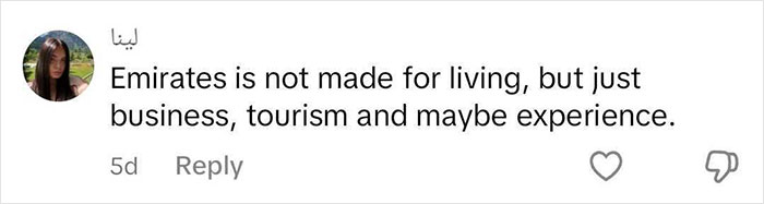 It's not made for living