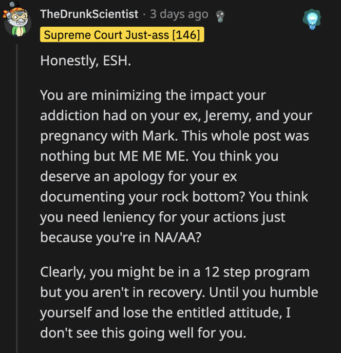 The entire post was a 