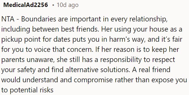 Boundaries matter in all relationships, even with best friends.
