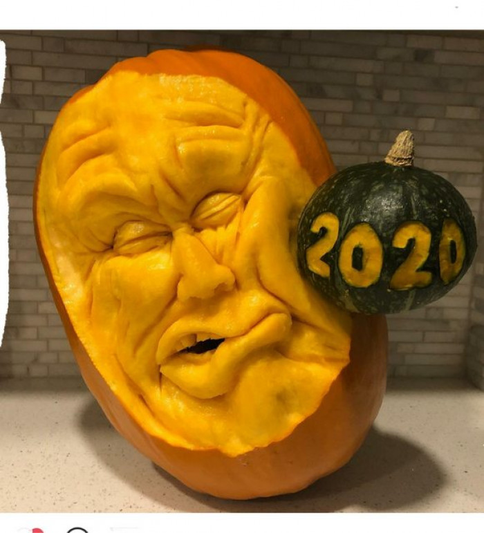 17. I think we can all agree on this pumpkin carving.