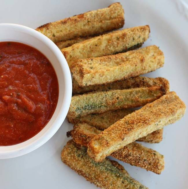 7. Zucchini Fries: These green, crispy sticks of joy will make you forget all about potatoes.
