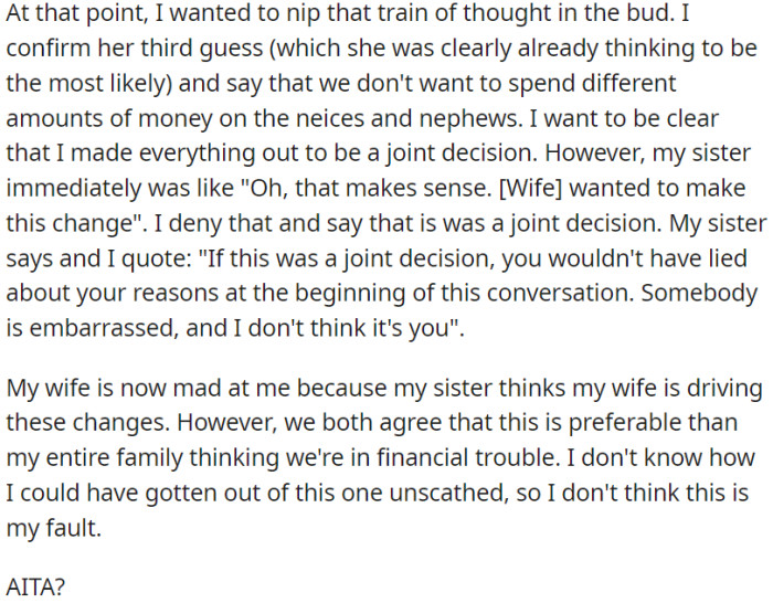 Miscommunication leads to misunderstandings and conflict between family members.