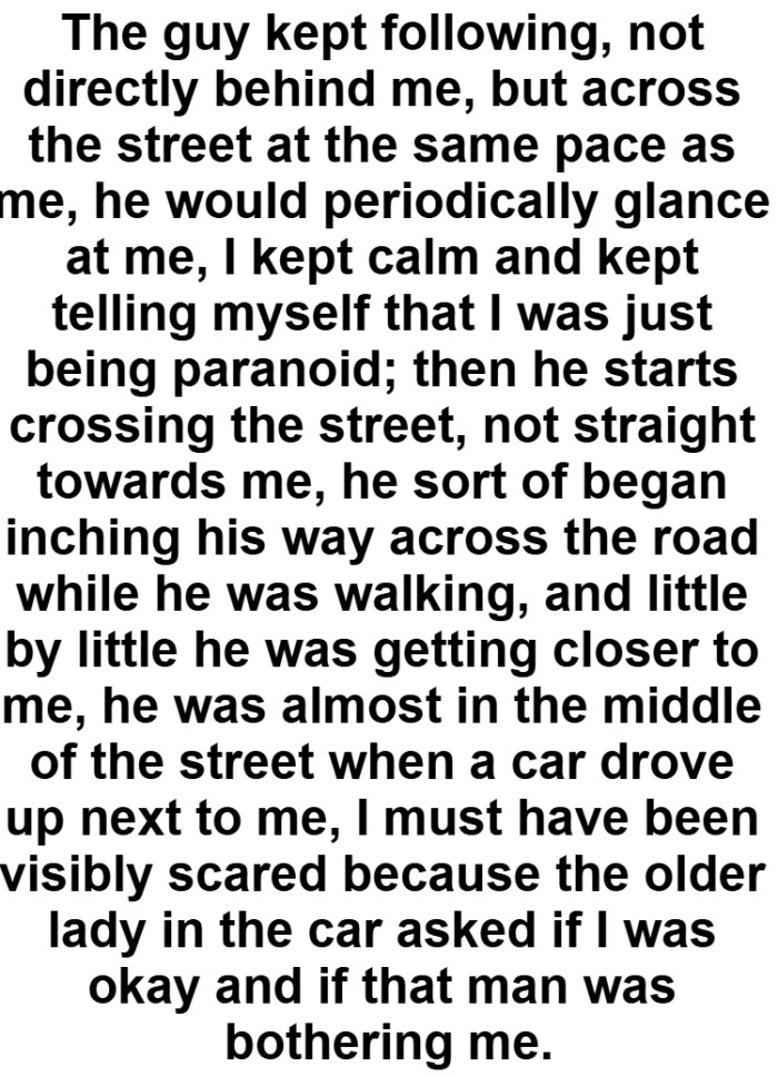 The OP Kept Calm and Told Herself That She Was Just Being Paranoid