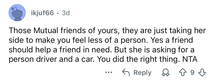 You did the right thing.