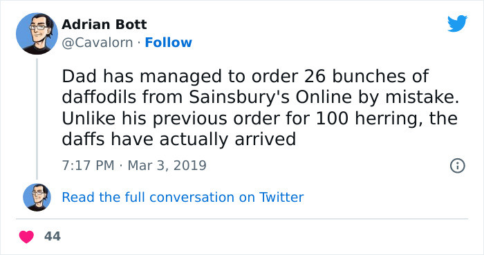 Maybe herring order was not an accident