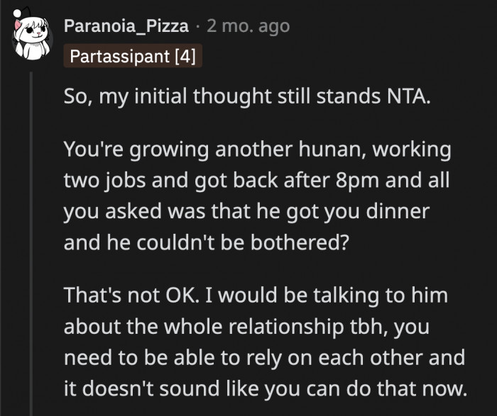 None of what OP said is okay. This guy has no redeeming quality that we have seen so far.