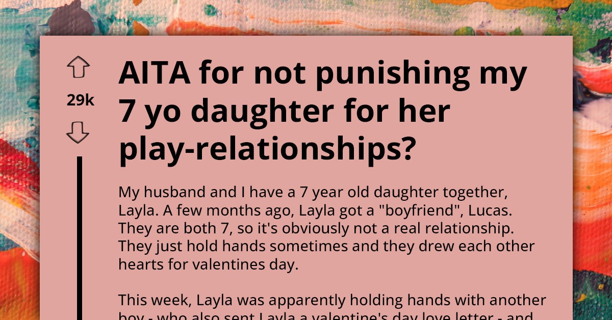 Mom And Dad Clash Over Different Views On Their 7-Year-Old Daughter's Crush