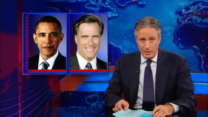 9. Jon Stewart as the host of The Daily Show