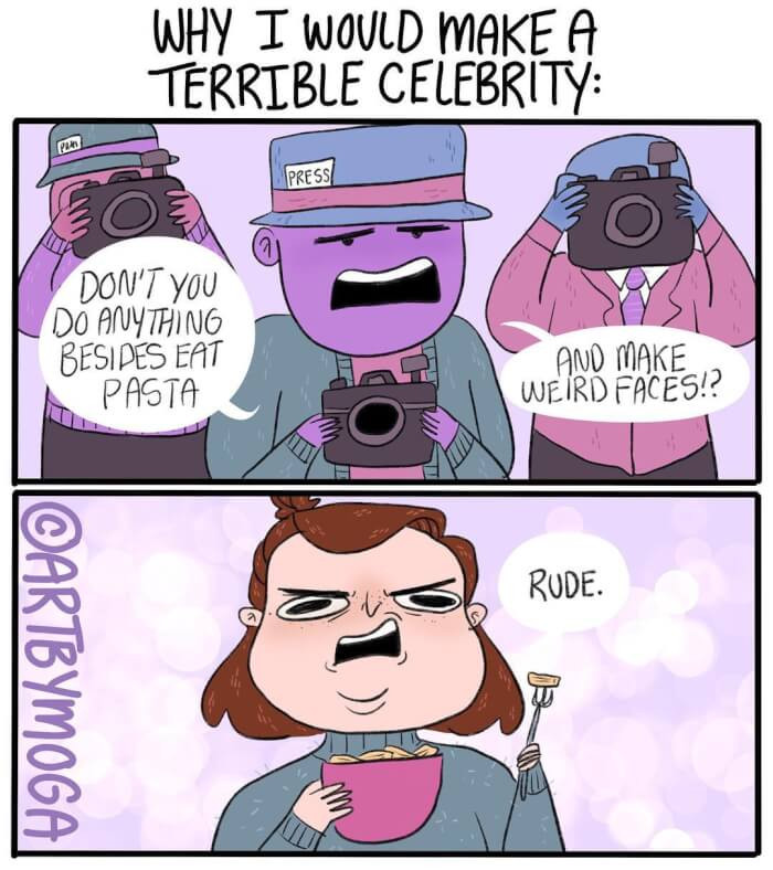 12. I’m trying to enjoy some buttered noodles here…