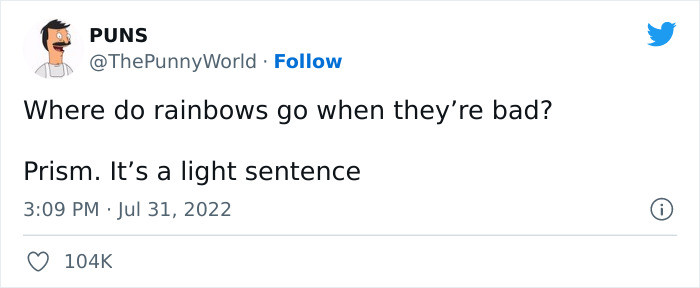 36. I heard that's where Roy G. Biv ended up