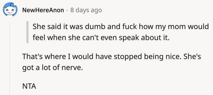 This specific statement infuriates me.