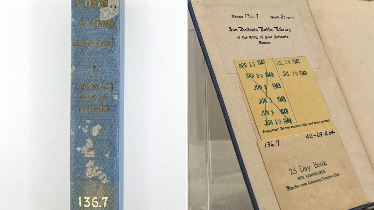 After more than eight decades, a library book has finally made its way back to the San Antonio Public Library.
