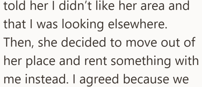 It felt like teamwork at the time, two friends choosing each other over convenience.