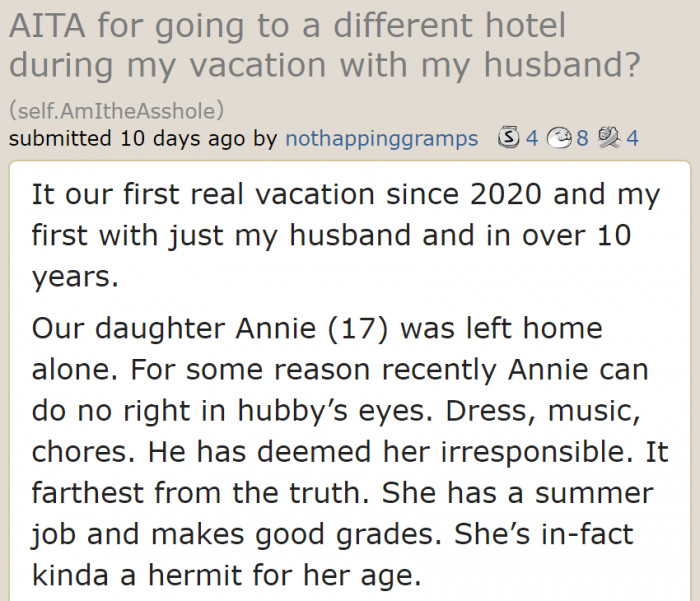 The recent happenings in this family.