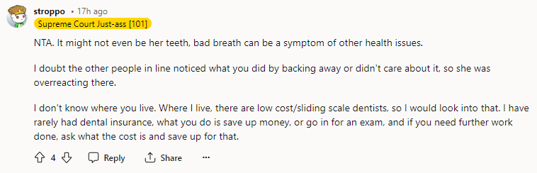 Bad breath can be a symptom of other health issues