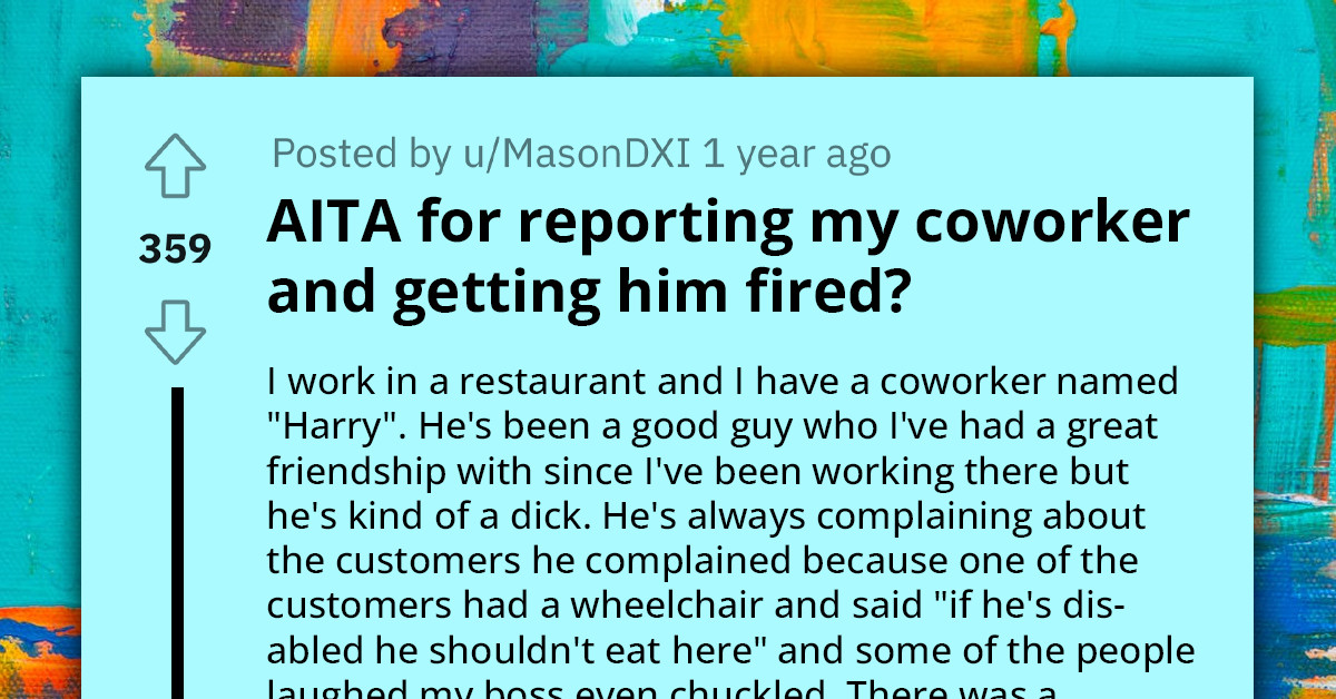 OP Reports Coworker For Stealing A Customer's Money After Not Being Given A Tip, Gets Him Fired But Is Blasted By Other Coworkers For Being A Tattletale