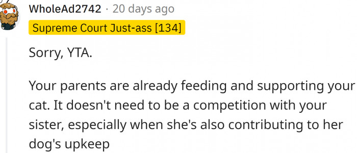 It doesn't need to be a competition.