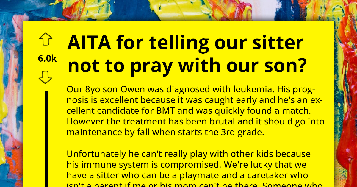 Atheist Parent Mocks Religious Caregiver For Asking To Pray With Their Ailing 8-Year-Old Who Is Battling Leukemia