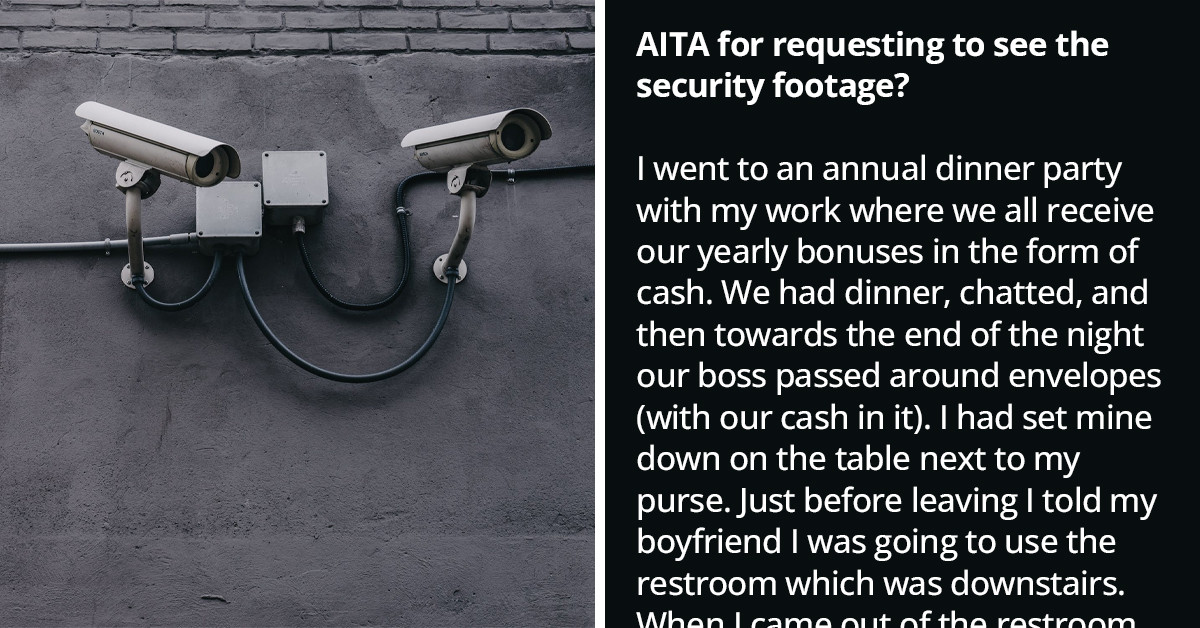 Redditor Asks A Restaurant To See Their Security Footage After Denying Seeing Her 'Bonus Envelope' Filled With Cash