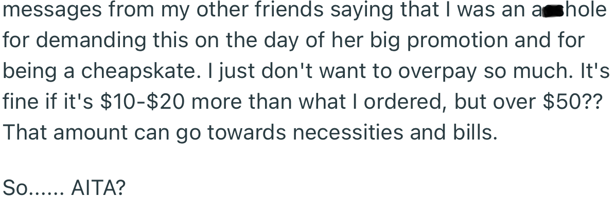 The next morning, OP woke up to a barrage of insults from their mutual friends