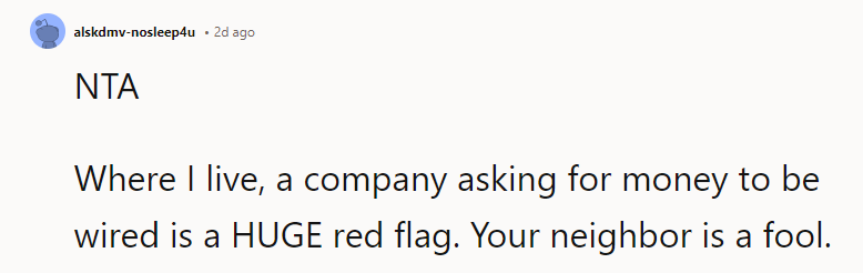 Your Neighbor Is a Fool.