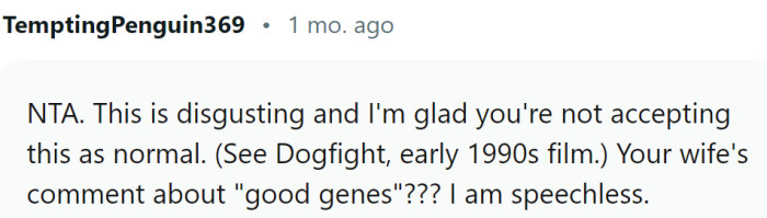 What can you say to that?