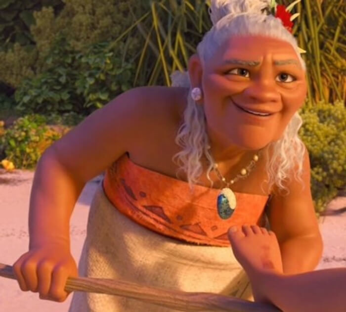 14. Te Fiti’s heart is what was keeping Moana's grandmother alive.
